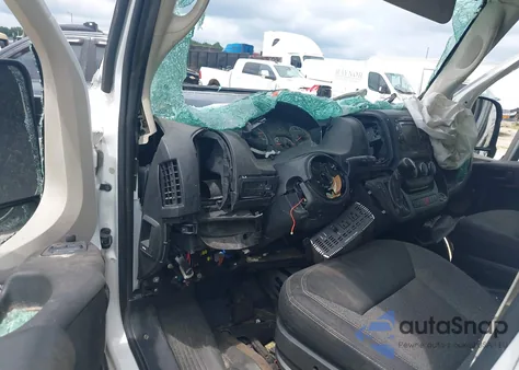 2017 Ram Promaster 2500 High Roof 159 Wb из США, поврежденный, VIN 3C6TRVDG9HE551870